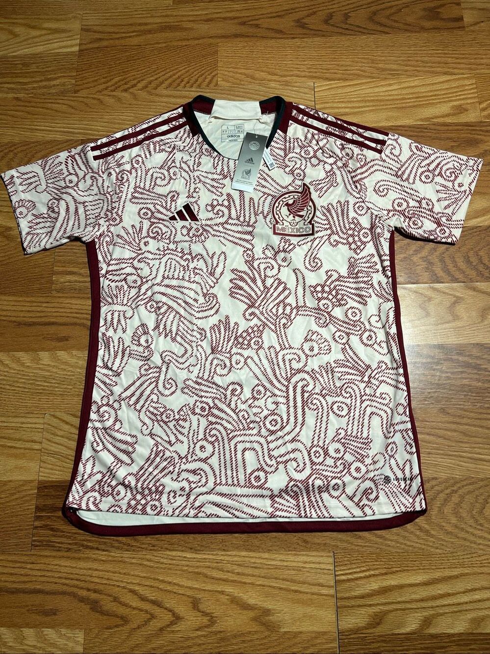 Adidas NWT Mexico 2022 World Cup Slim Away Jersey Large